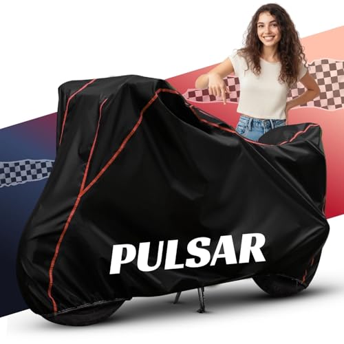 Image of Stylish Water Resistant Bike Body Cover Compatible with Pulsar NS160 & All Models | UV Protection, Dustproof, Heat Resistant, Two Wheeler | New All Weather Protection, Dust & Rain