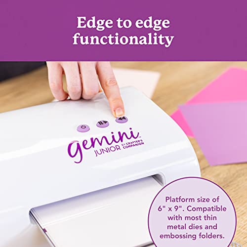 Crafter'S Companion GEMJR-M-USA Gemini Twin-Function Cutter & Embosser Crafter'S Companion Gemini Junior Jnr Portable Die Cutting And Embossing Machine thumb #3