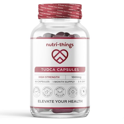 Elevate Your Health® Tudca Capsules 500mg Pack of 60 - Advanced Liver Cleanse Detox and Repair - Premium Liver Support Supplements for Healthy Liver Function, Bile Flow, and Digestive Health Boost
