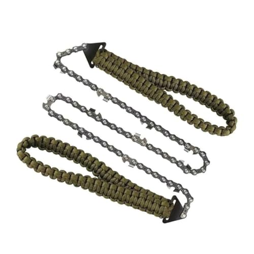 DECOMELODY Sturdy Steel Material Outdoor Sports Hand Zipper Saw Survival Chain Sawing Tool