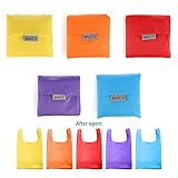 SunbowStar Folding Pouch Storage Bag Reusable Shopping Shoulder Tote Handbag Grocery Bags 5 Colors