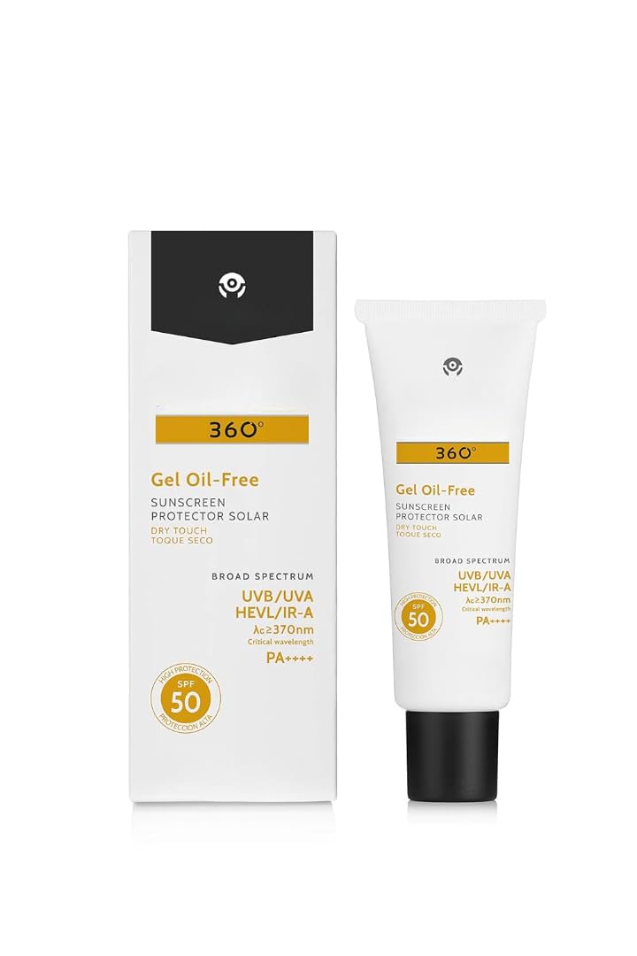 Helio-care 360º Gel Oil Free Dry Touch Spf50, 50ml For Anti-Ageing Sun Protection