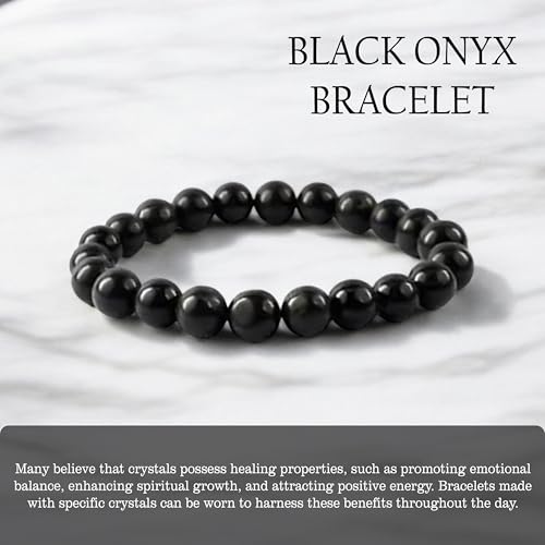 Image of Certified Crystal Bracelet | 8mm Beads | Stretchable Healing Bracelet | Bracelets for Men and Women |