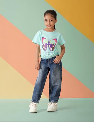 Image of Amazon Brand - Symbol Girl's Graphic Relaxed Fit T-Shirt