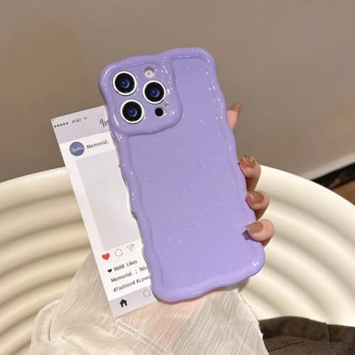Coque iPhone 16 Pro Max silicone pailletée antichoc et anti-glisse