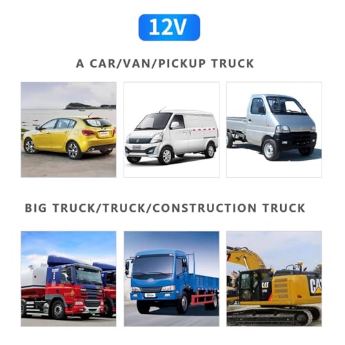 Heavy Duty 12V 8.75-Inch Car Fan,2-Speeds,All-Metal for RVs, Cars, Trucks, etc.Cigarette Lighter Cooling Fan,Helps to Circulate the Air in Your Car.(Cord Length 6FT)