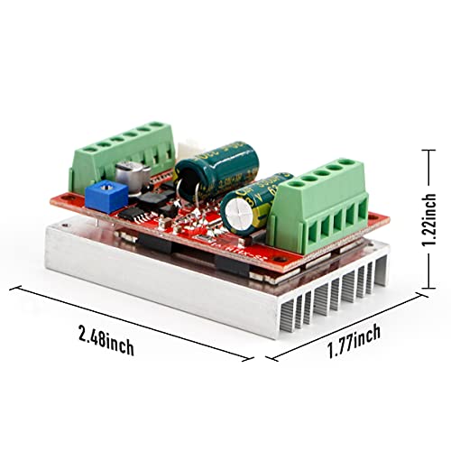 Riorand 350W 6-60V Pwm Dc Brushless Electric Motor Speed Controller With Hall #TOP1