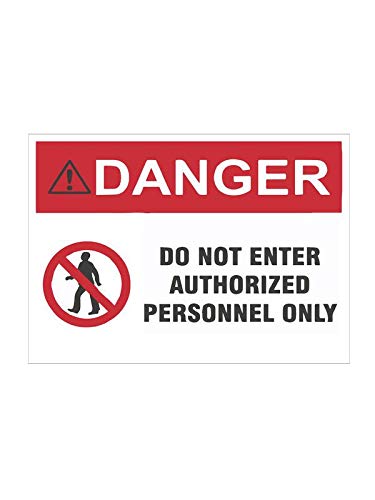 999Store office supplies sunboard Danger Authorized Personnel only sticker signage Sign Board Red 30X22Cm (B07GZWS46R) Amazon Price History, Amazon Price Tracker