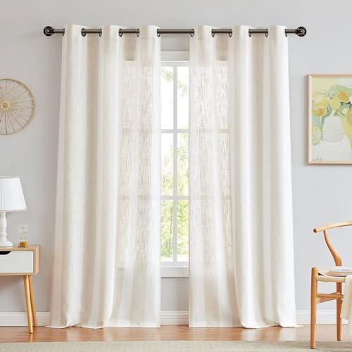 Curtain Rod 32 to 58 Inch, HOTOZON 1 Inch Heavy Duty Industrial Curtain Rods for Windows, Blackout Wrap Around Splicing Curtain Rods for Windows, Antique Bronze