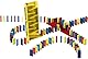 Domino Express Starter Lane, Konstruktionsspielzeug ab 6 Jahren, Domino Spiel mit Dominosteinen für Kinder, Geeignet als Geschenk für Jungen und Mädchen