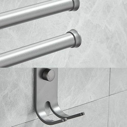Étagère murale pivotante serviettes de bain solution petit espace