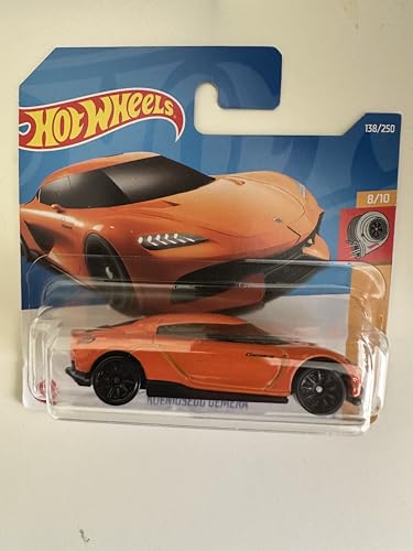 Hot Wheels - Koenigsegg Gemera - HW Turbo 8/10 - HCX35 - Short Card - Superdeportivo - Mattel 2022