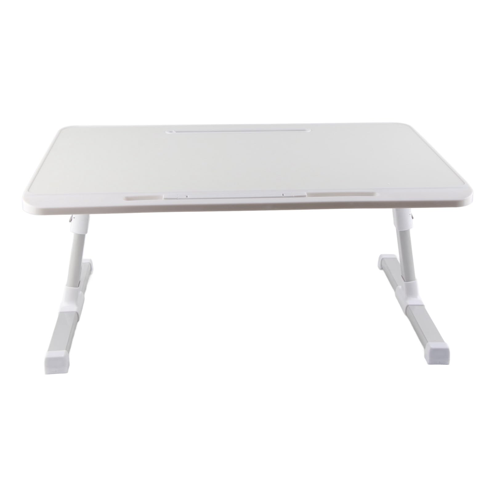 Regulowany, Składany Stolik Nocny na Laptopa ze Stopu Aluminium z Obrotowym Pulpitem, Przenośna Podstawka na Laptopa do Pisania, Pracy, Czytania w Pokoju Wieloosobowym, 23,6 X 15,7 Cala