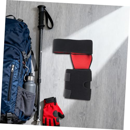 Faja protectora para cadera deportiva negra para ejercicio miniatura 3