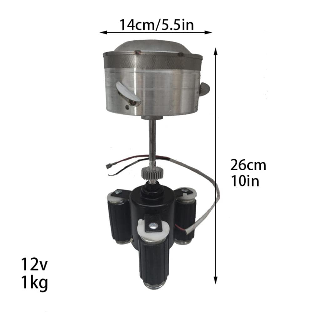 Genérico Accesorios para Máquina De Algodón De Azúcar: Motor De 12 V Y 5000 RPM, Recipiente De Azúcar De Doble Capa para Una Dispensación Rápida