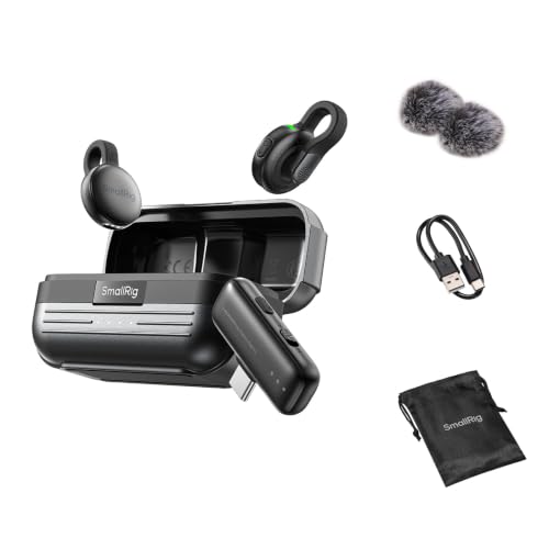 SMALLRIG S70-C2 Drahtloses Mikrofon (2 Sender + 1 Empfänger + Ladeschale) – Ansicht 1