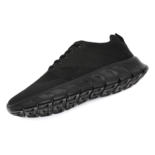Image of Men Non-Slip Work Shoes Tennis Gym Sneakers Breathable Slip Resistant Lightweight and Comfortable for All-Day Wear Sports and Walking