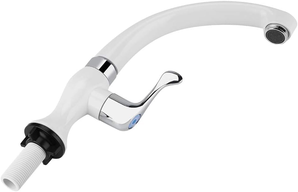 G1 2 ABS Single Cold Faucet Water Tap Kitchen Sink Bathroom Basin Accessories Tail Handle