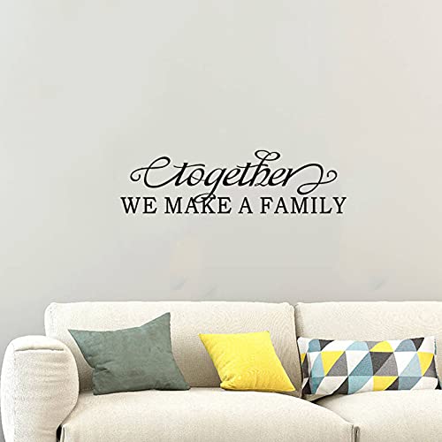 Wall Art Stickers, Family Wall Decor Living Room, (Easy to Apply)