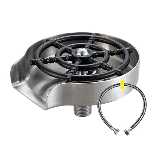 Potente lavavajillas de tazas para la cocina – Lavavajillas para el fregadero, lavaplatos de vasos para fregadero de cocina, accesorios para lavar biberones, vasos de, copas de vino