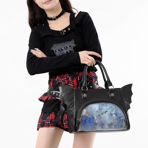 Sac à main punk tendance en polyuréthane résistant à l'usure - 2