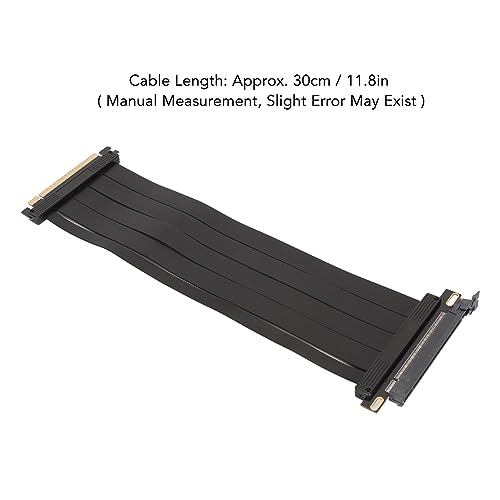 Cabo Riser PCIE4.0 X16, 26 GB/S 180 ° Cabo de Extensão de GPU de Alta Velocidade Com Montagem Vertic