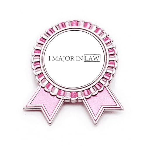 Broche Major In Law en métal pour sublimer vos vestes de tailleur
