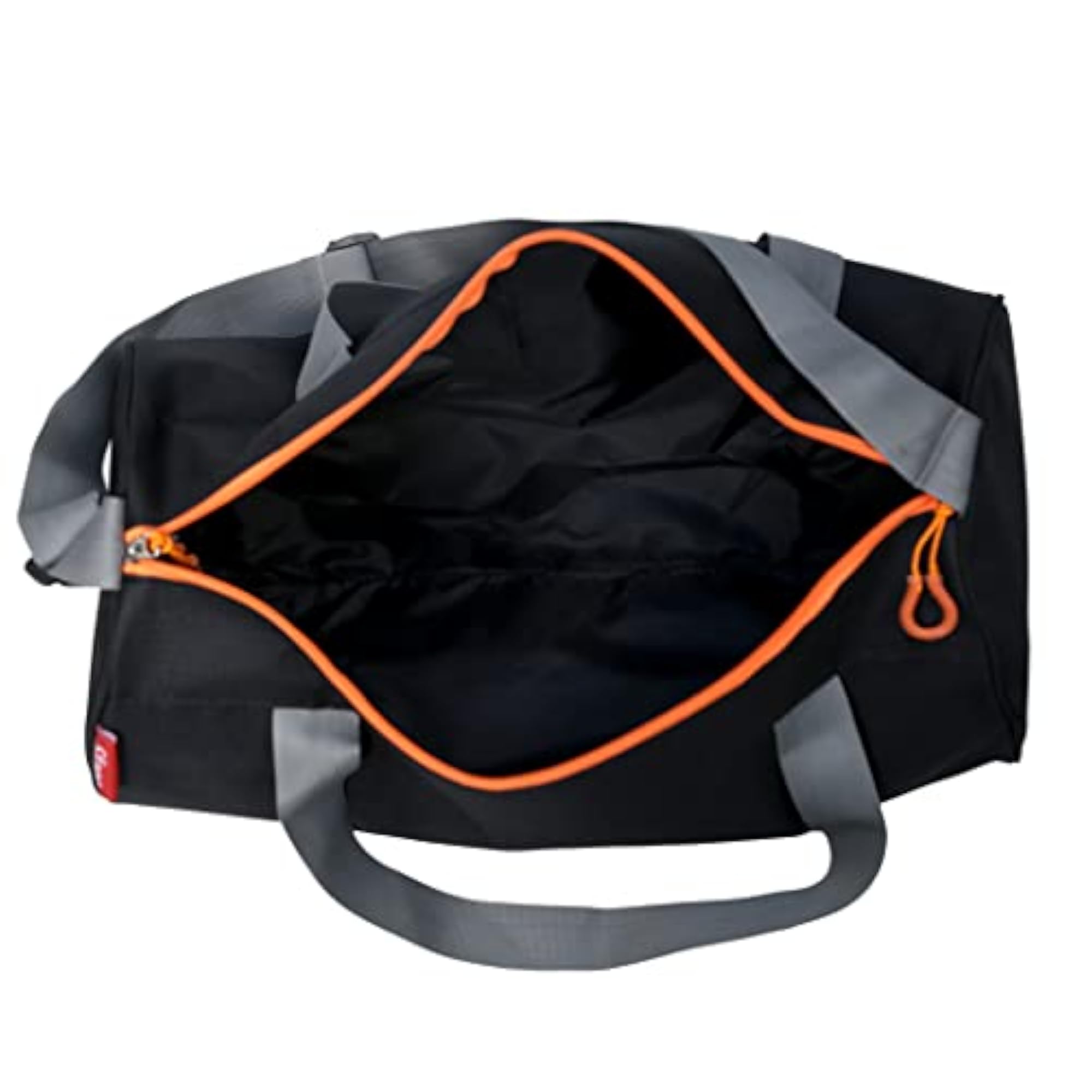 Gym Bags for Men with Separate Shoe Compartment, Orange & Black