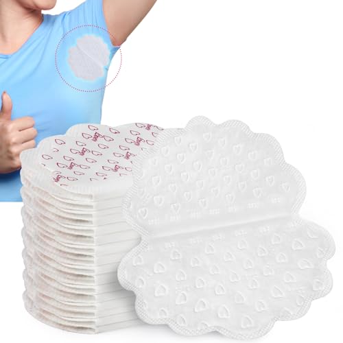 Ruitena Almohadillas Sudor Axilas Mujer Hombre - 30 Parches Antisudor Axilas Desechable, Transpirable, Fácil de transportar, Disposable Armpit Sweat Pads(30 Piezas / 15 Pares)