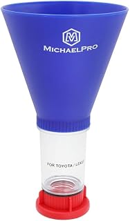 MichaelPro Spill-Free Oil Funnel for Toyota and Lexus Vehicles, Hands-Free Oil Changing, Compatible with Models Featuring a Threaded Oil Filter Cap, Heavy-Duty Material - MP009075