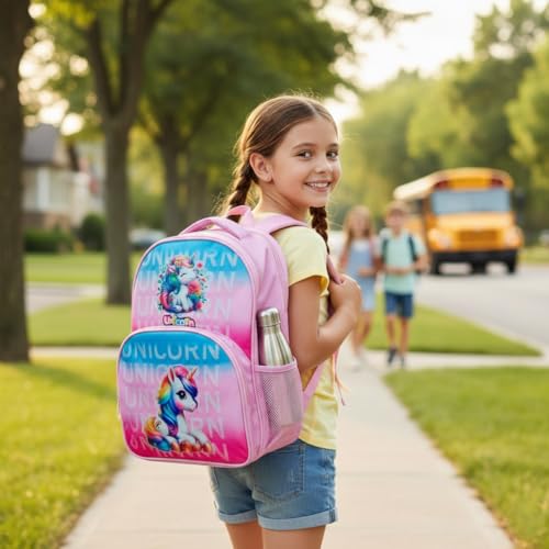 Image of Stylbase 15 Inch 3D Cartoon School Bag for Boys & Girls | Waterproof Lightweight Polyester Kids Backpack with Bottle Pocket | Ideal School Bags for Kids Nursery, LKGClass (3-5 Years)