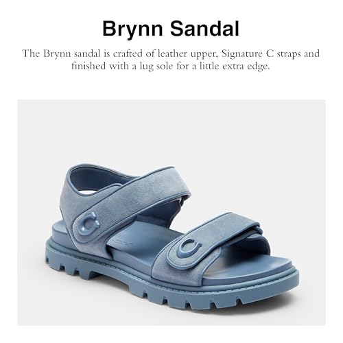 Image of Coach Women's Brynn Leather Sandal