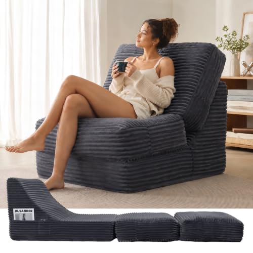 ENITYA Convertible Folding Sofa Bed with Supportive Foam Back Cushion