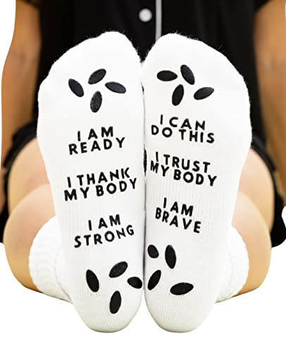 Affirmation Hospital Socks For Labor and Delivery - Non Skid Grip Socks For Moms 6