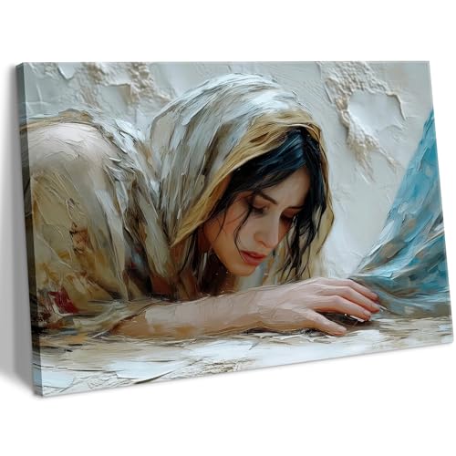 Jesus Heals The Girl Wall Art Woman Touches The Hem