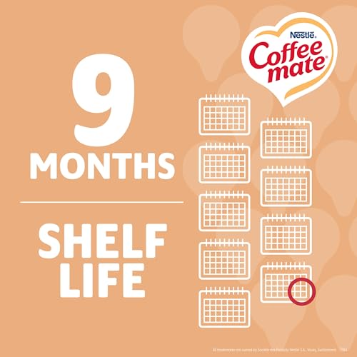 Image of Nestle Coffee mate Coffee Creamer, Vanilla Caramel, Liquid Creamer Singles, Non Dairy, No Refrigeration, 0.375 fl oz Tubs (Pack of 200)