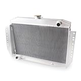 ZAP Performance 3-Row Full Aluminum Radiator Compatible with 1972 73 74 75 76 77 78 1979-1988 for JEEP CHEROKEE/WAGONEER/ J10 J20 J-Series 5.9 V8
