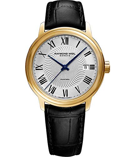 Raymond Weil Men's 2237-PC-00659 Maestro Analog Display Swiss Automatic Black Watch4