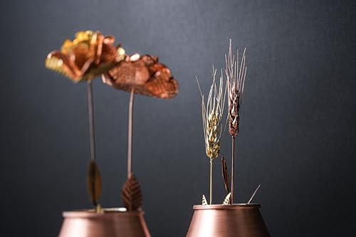 Handmade Copper Rose in Elegant Vase | Timeless Anniversary Gift for Lasting Love - Image 9