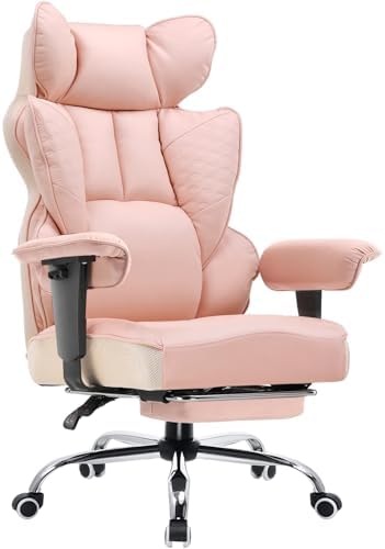 COMHOMA Silla de oficina ergonómica para videojuegos, silla de es...