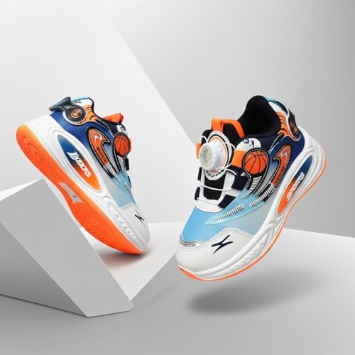 Image of Athletic Sneakers with Dial Closure, Comfortable, Attractive Colour Combination, Chunky Sole, Sports Running Shoes