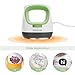DODODUM Heat Press Small Heat Press Machine for T Shirts Shoes Hats Small HTV Iron-on Vinyl Projects Easy to Use Portable Iron Press for Heating Transfer Green