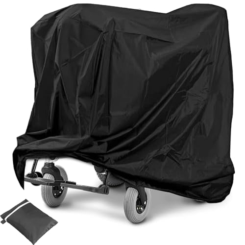 Housse de protection universelle pour scooter électrique Oxford 210D - Housse de protection contre la pluie pour fauteuil roulant - 140 × 66 × 91 cm