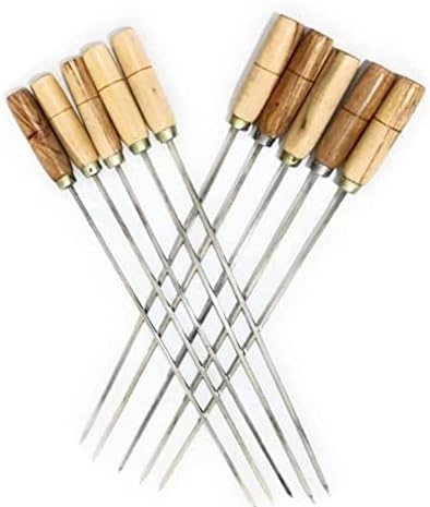 Stainless Steel Skewers Rod Square 10 mm Thickness Barbeque Grilling ...