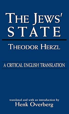 Jews State: A Critical English Translation First Edition book cover