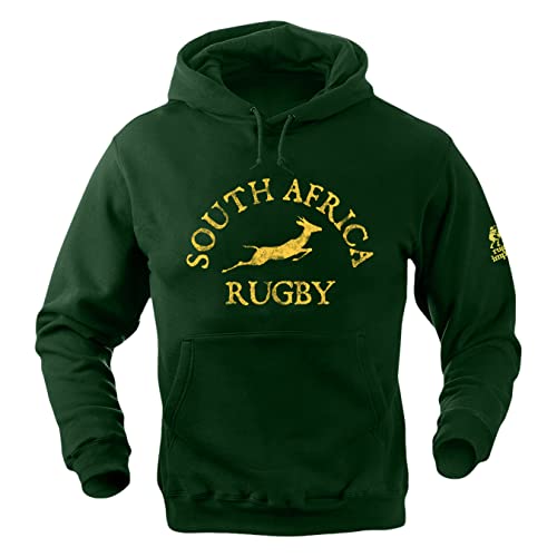 South Africa Rugby Logo Hoodie - X-Large Green