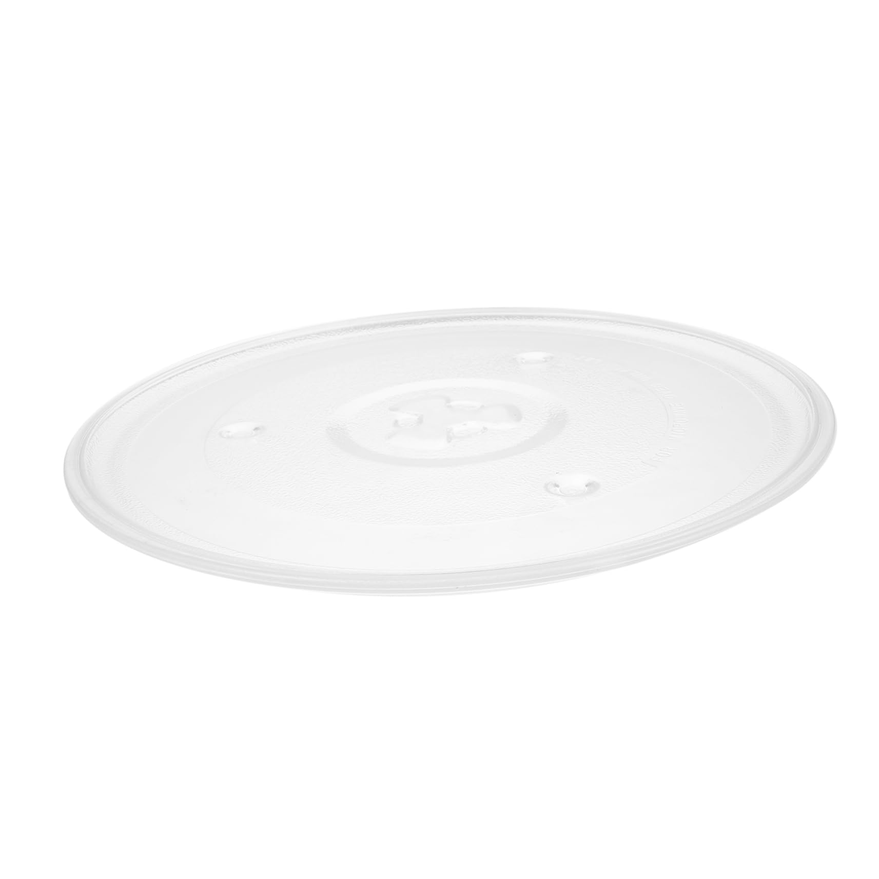 Mikrowellen Glasdrehteller 27cm aus Dickem Glas, Hitzebeständig Rund
