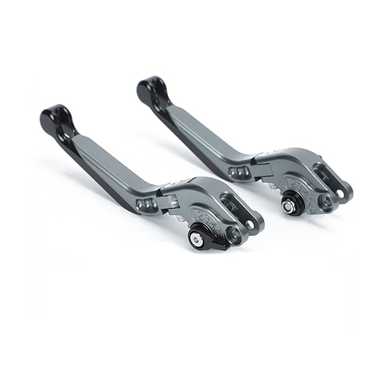 Short Brake Clutch Lever Set for Ducati 899/959 Panigale, Handlebar Master Cylinder Levers Pair,Motorcycle Hydraulic Brake Clutch Lever Set,Aluminum Adjustable,B