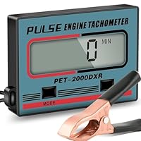 Drehzahlmesser Motorsäge Benzinmotor Rasenmäher Clip-Drehzahlmesser Wartung Messgerät Kettensäge RPM Tachometer Tacho Fahrrad Kabellos Traktor-Generator Digitaler Induktiver Drehzahlmesser