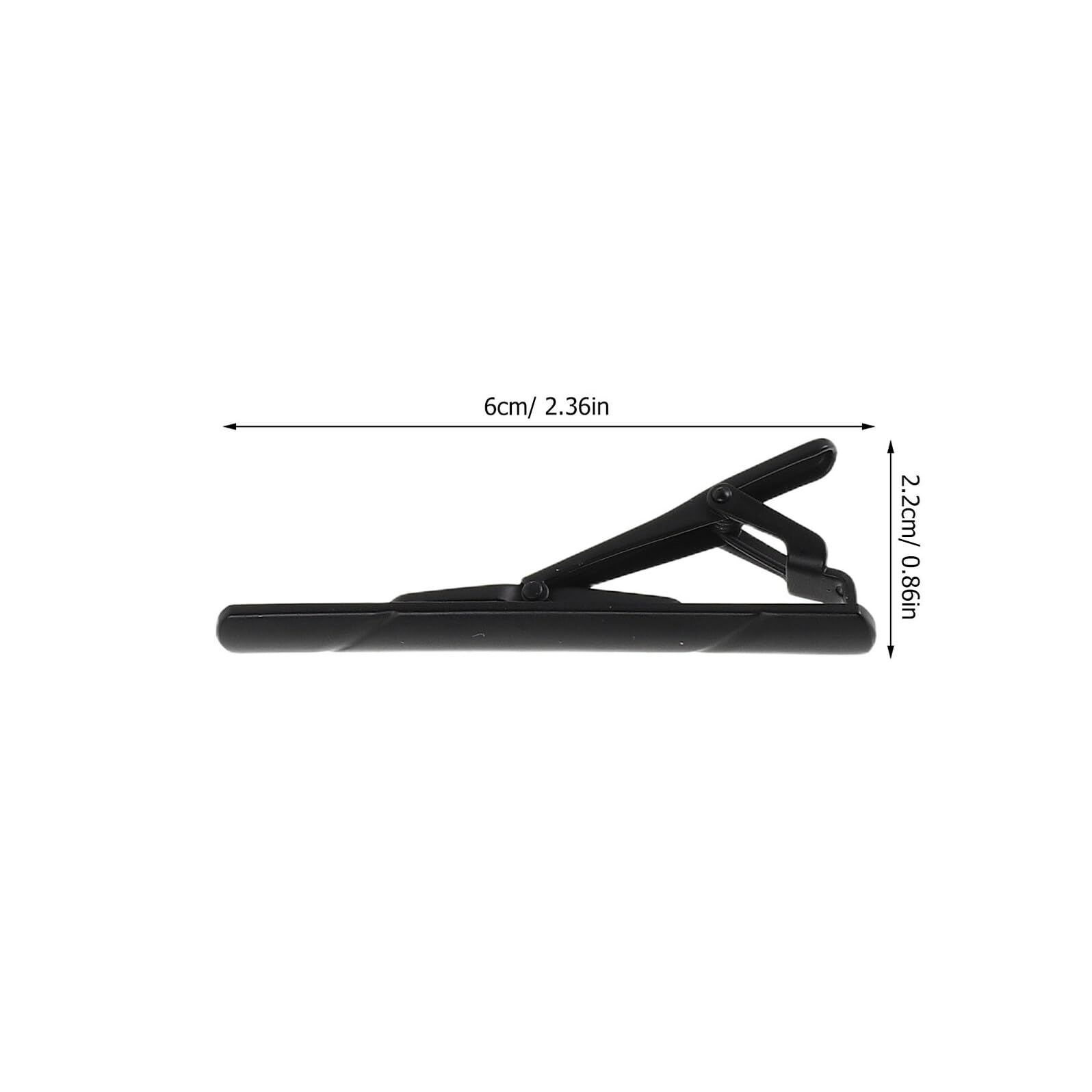 Baluue 10 Unidades Pinzas para Corbata para Hombre en Caja de Obsequio – Juego Formal y Versátil de Pasadores de Corbata de Cobre para Bodas, Negocios y Aniversarios – Accesorios